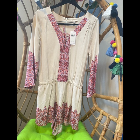 Ella Moss Womens Caprice Romper Ceramic - Picture 4 of 8